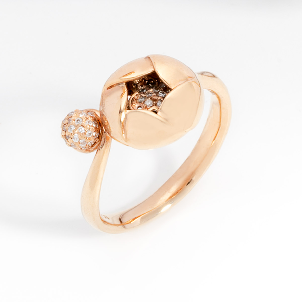 انگشتر زرد فلاور جواهر