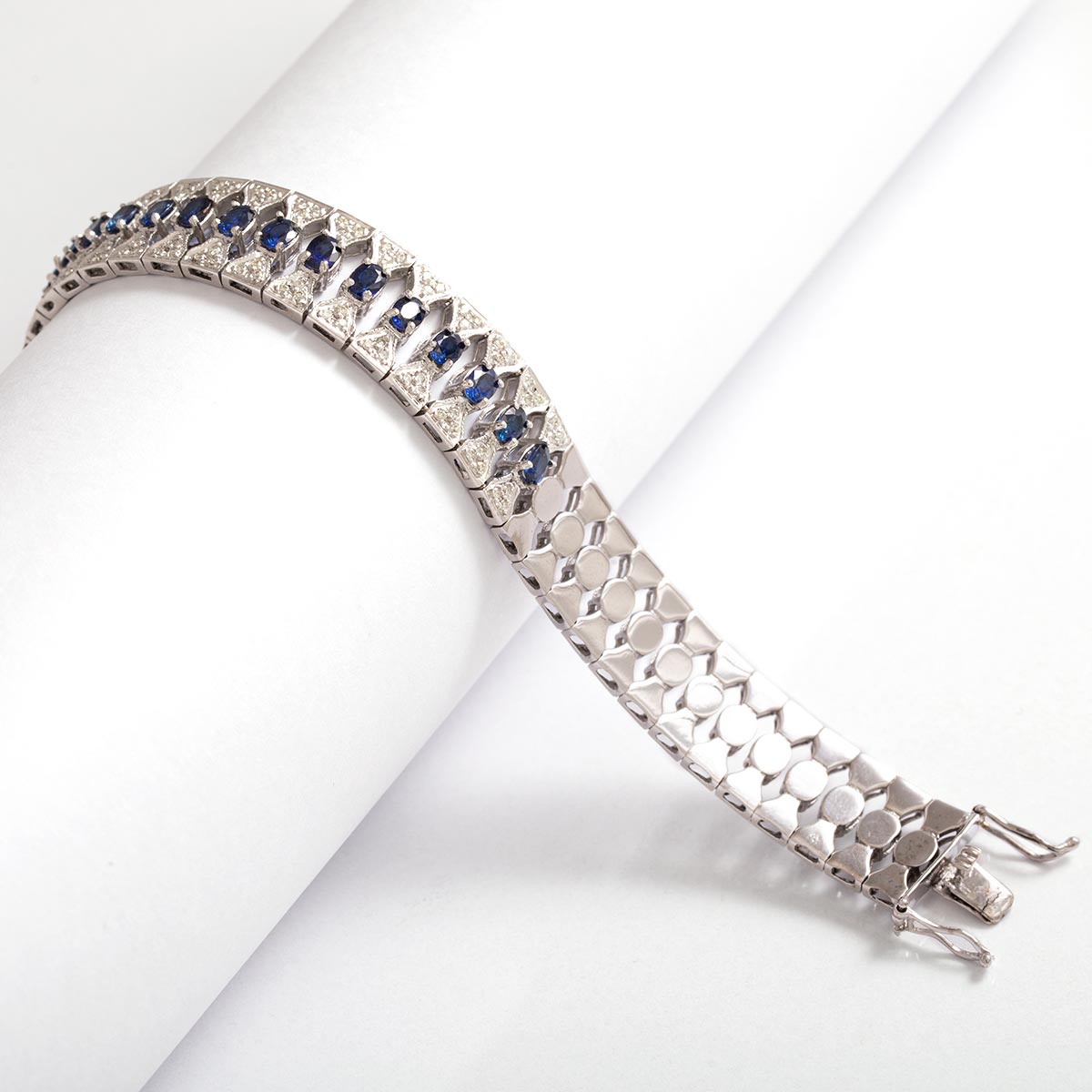 دستبند جواهر یاقوت کبود