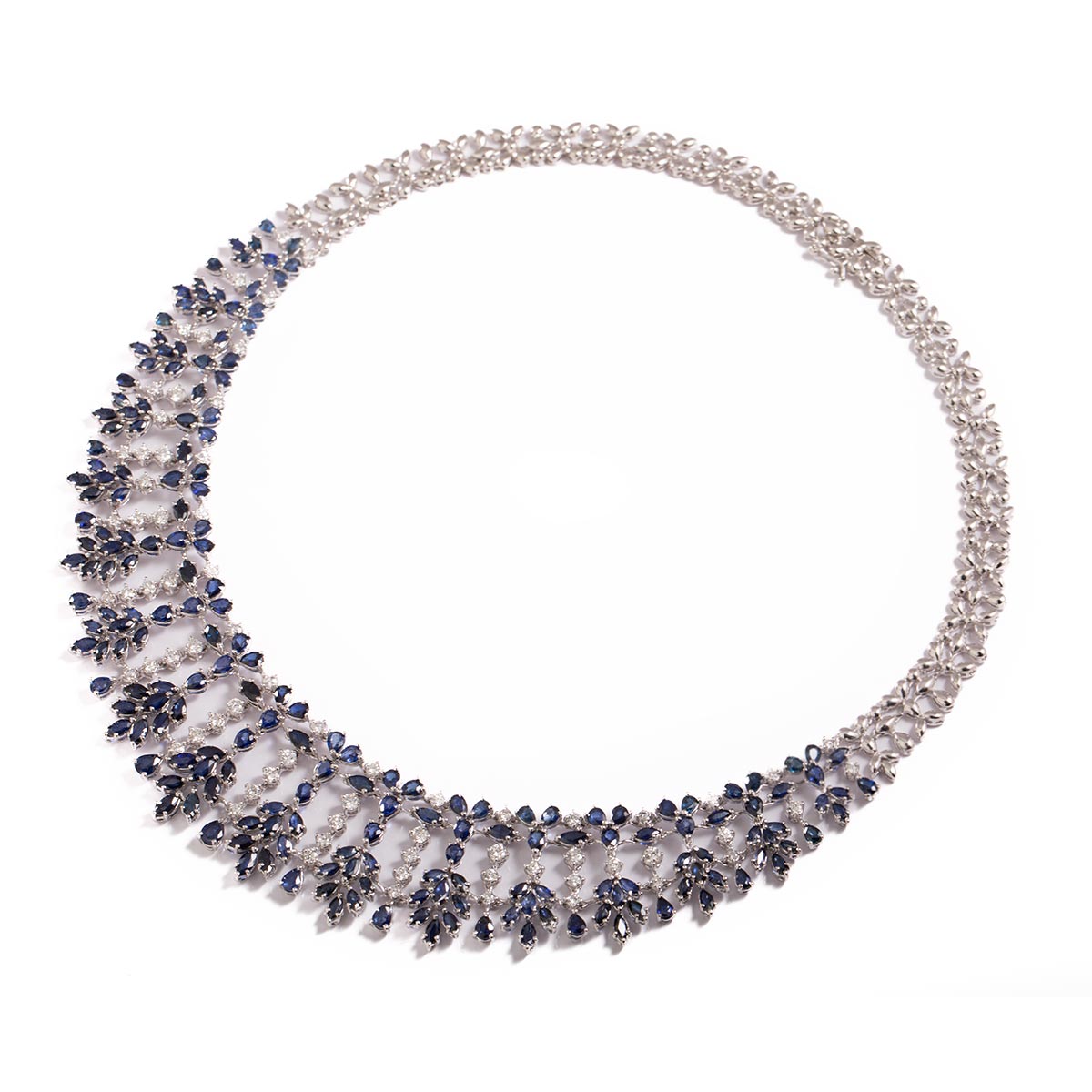 گردنبند جواهر مارکیز کبود