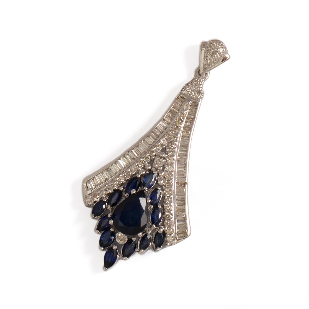 مدال جواهر یاقوت کبود