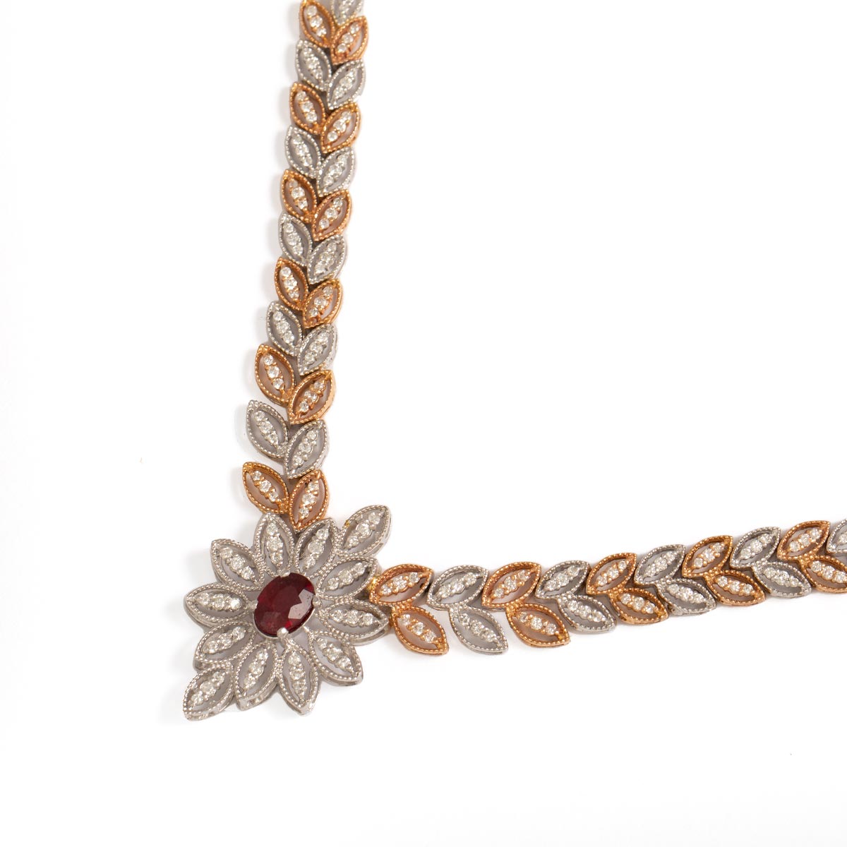 گردنبند جواهر یاقوت سرخ