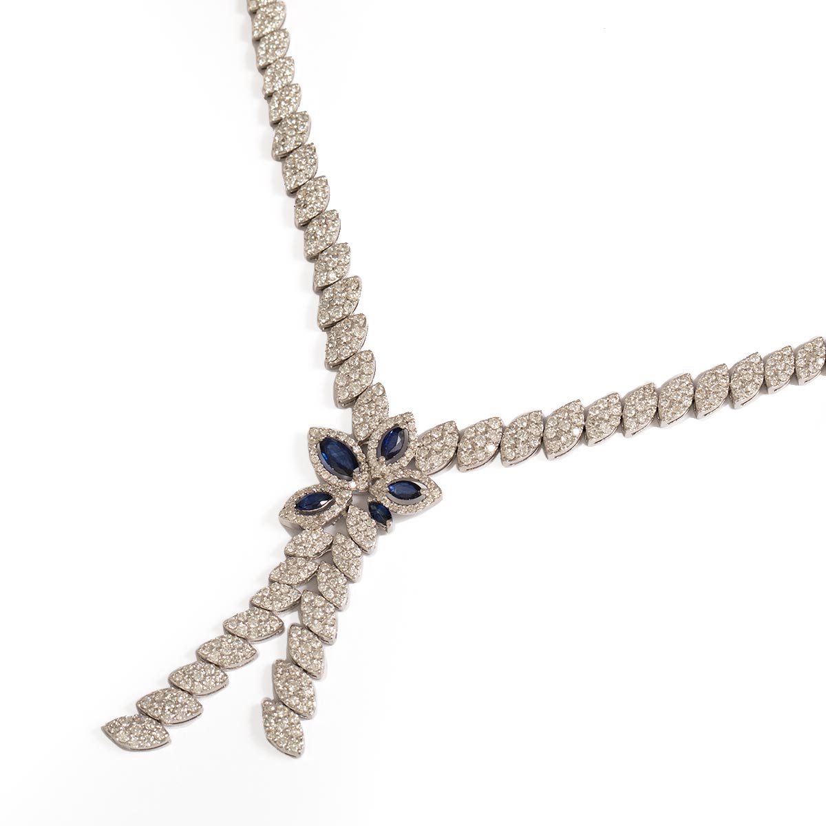 گردنبند جواهر یاقوت کبود