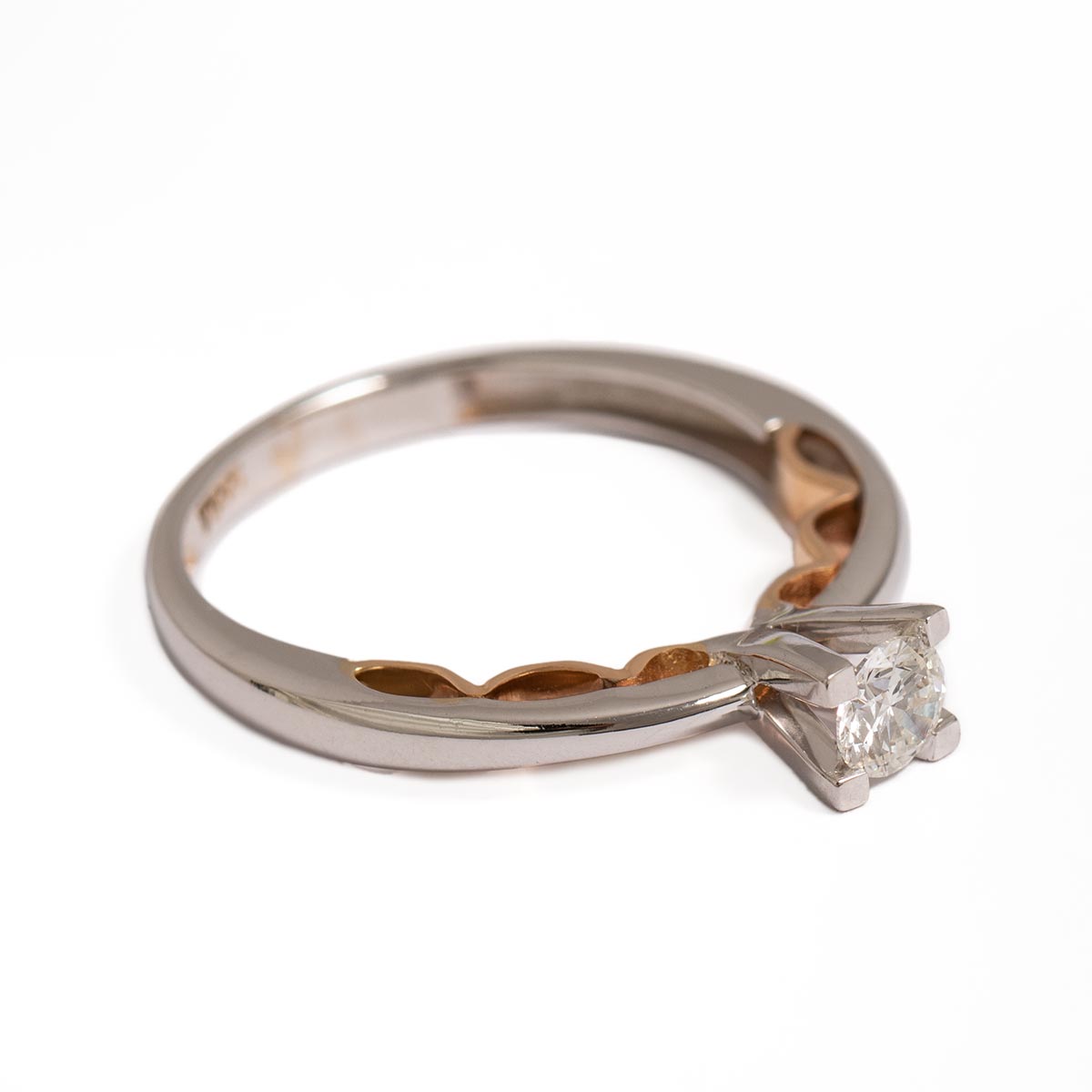 حلقه تمام برلیان پلاتین