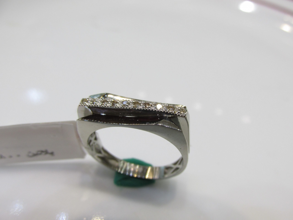 حلقه تمام برلیان پلاتین