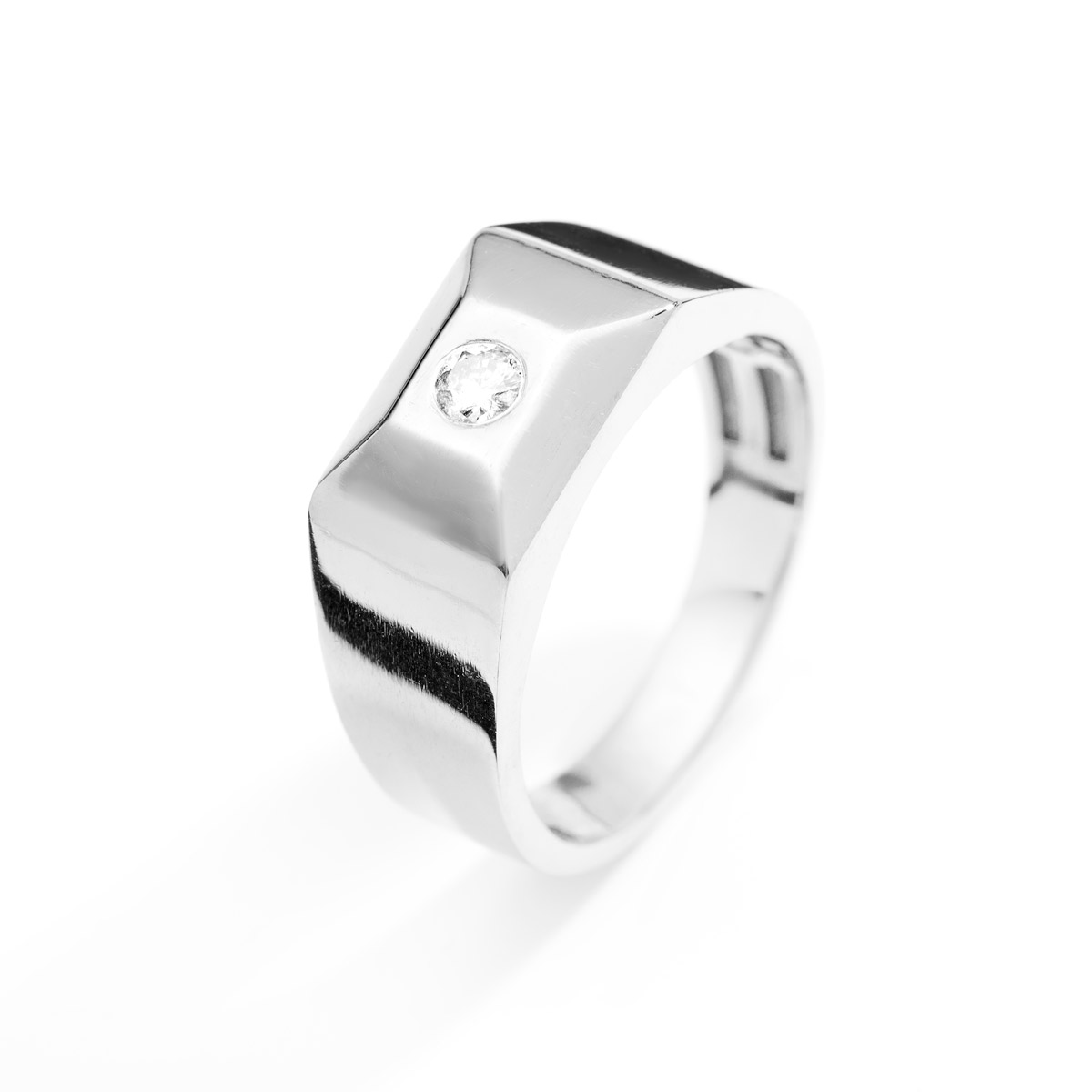 حلقه پلاتین تخمه برلیان