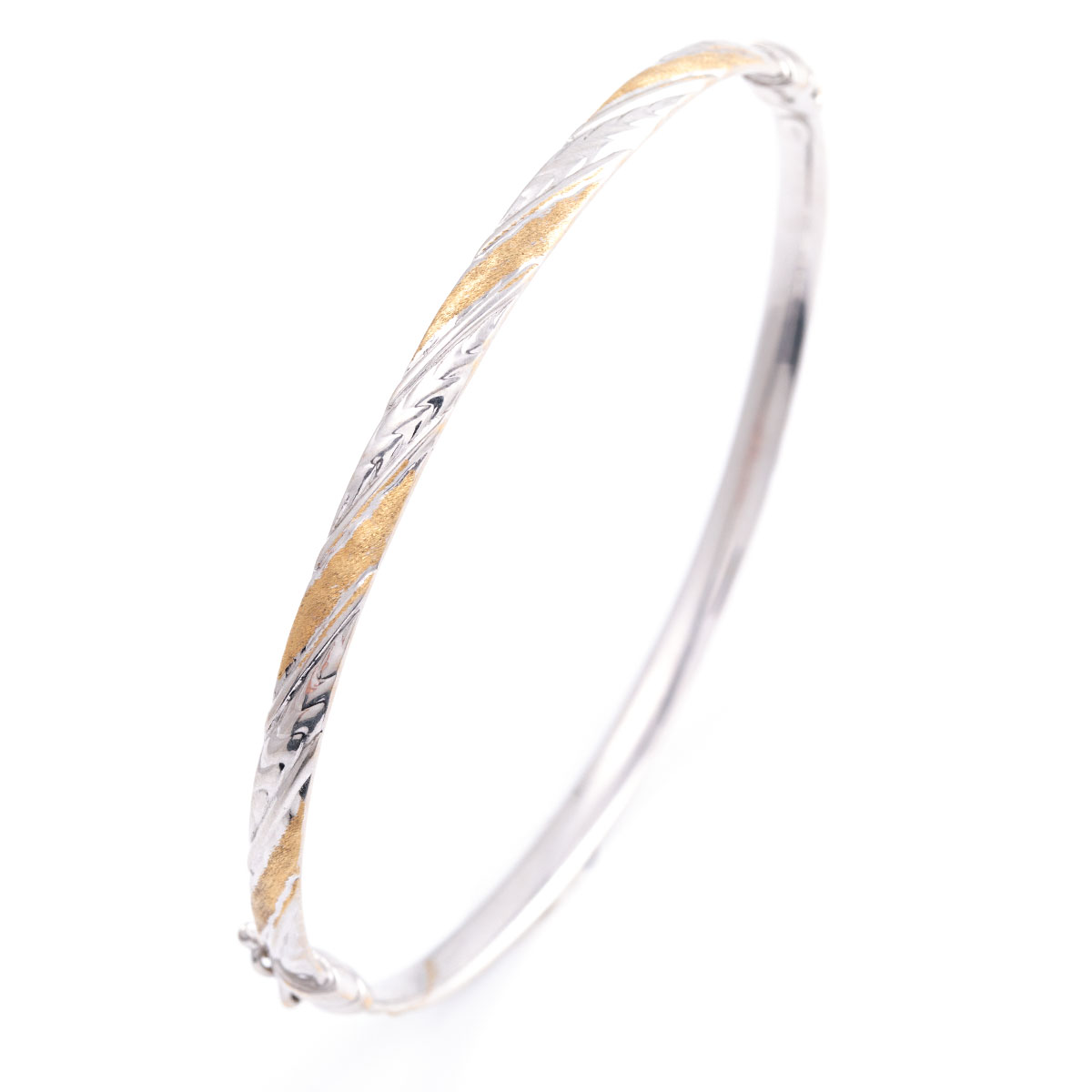 دستبند النگویی دورنگ