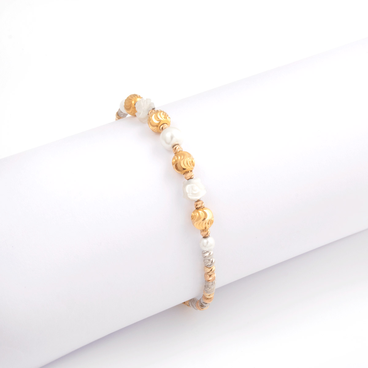 دستبند گوی تراش صدف