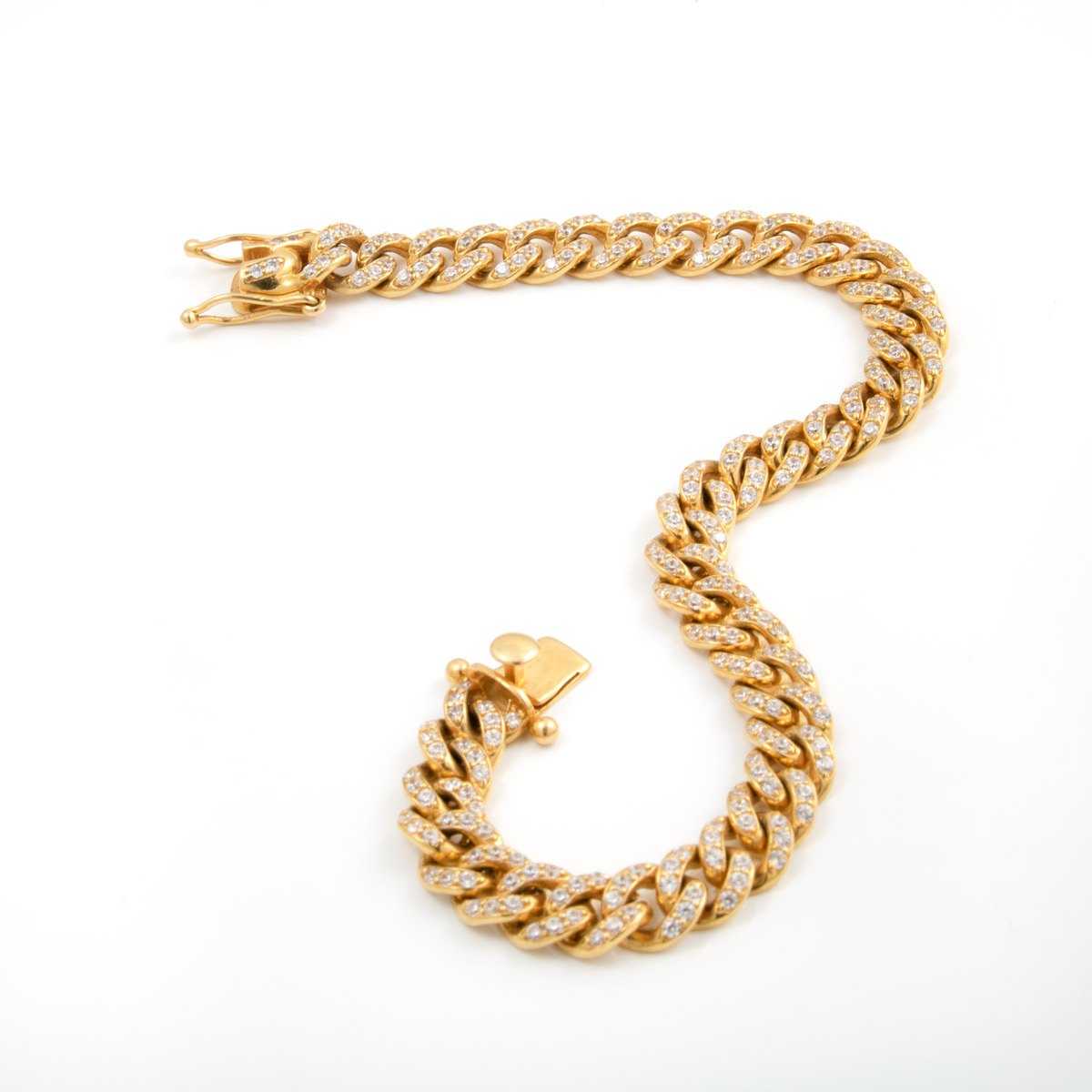 دستبند کارتیه نگین دار