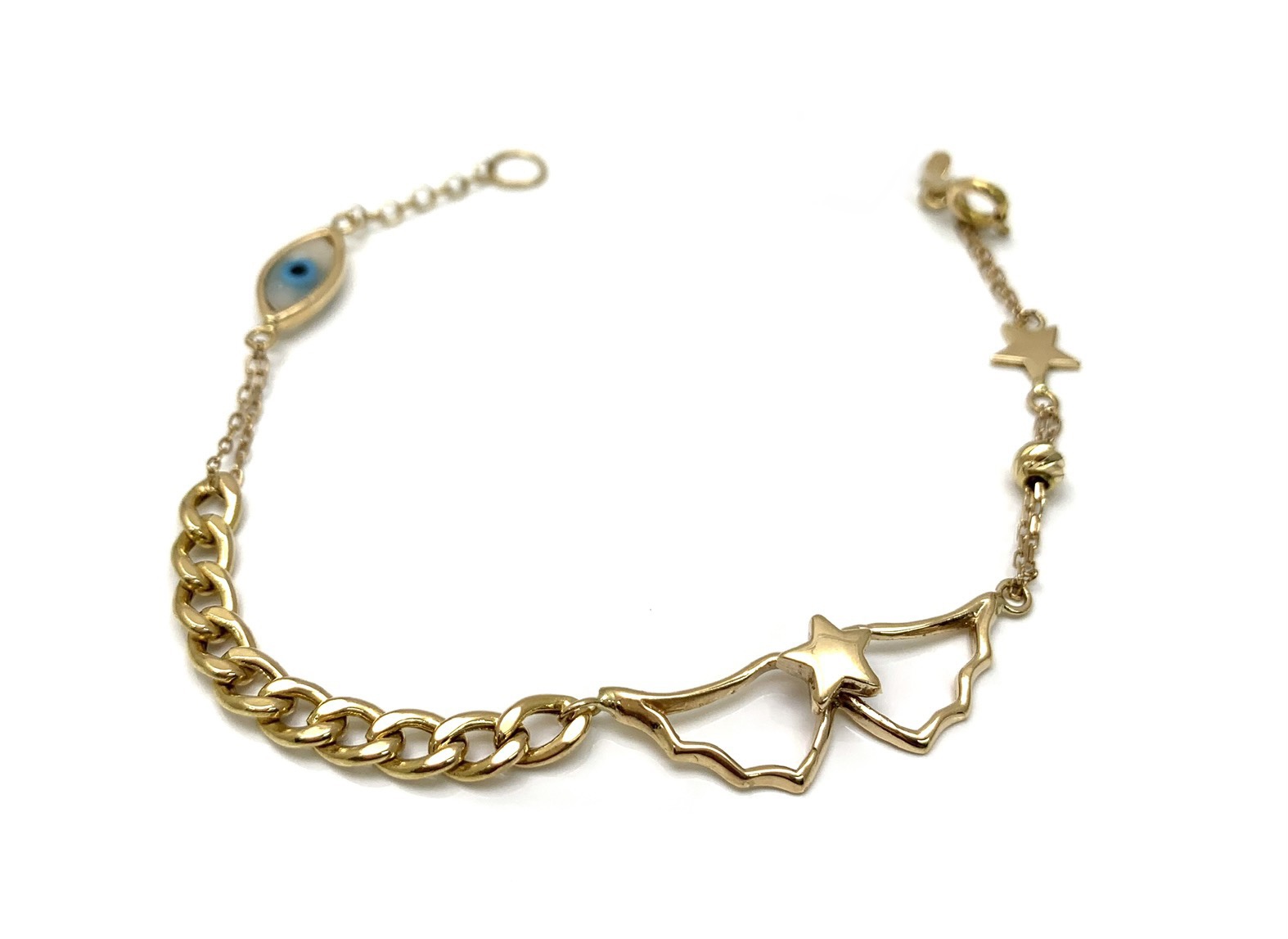 دستبند زنجیری کارتیه چشم نظر