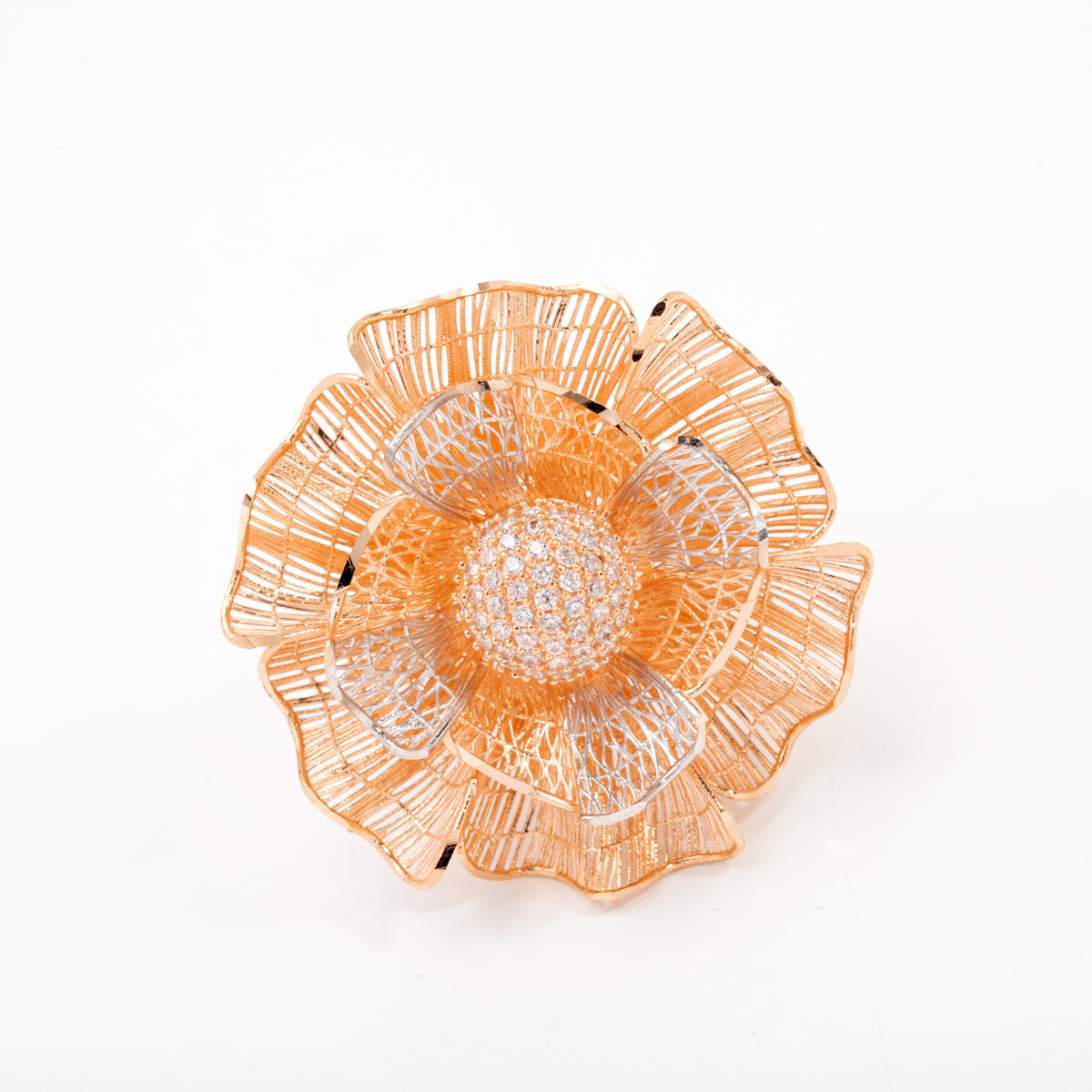 انگشتر فلامینگو نانو رزگلد