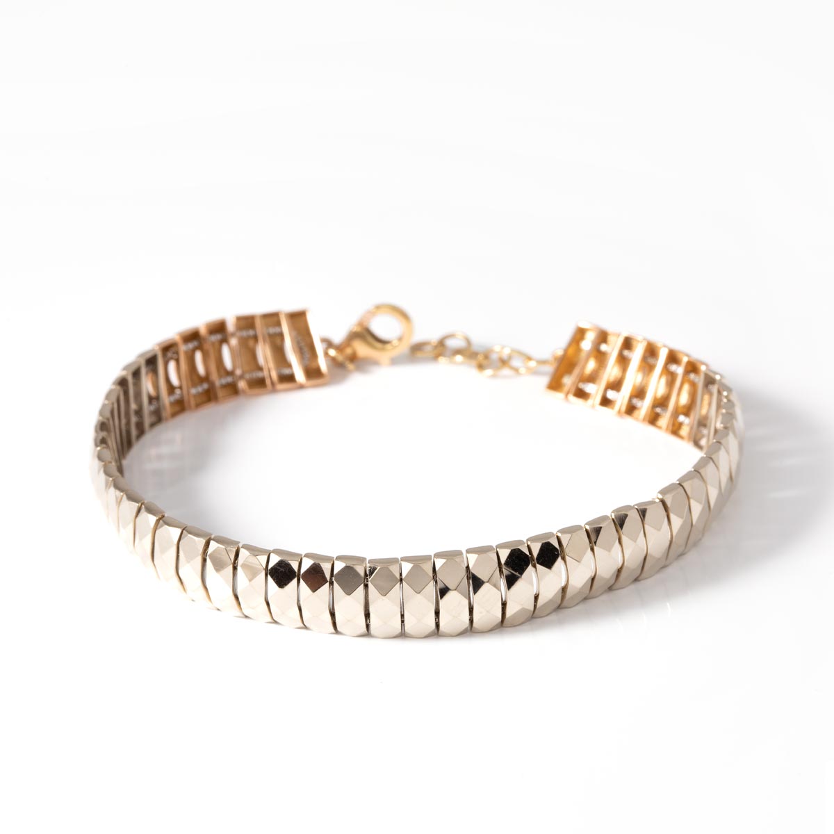 دستبند زنجیری آینه ایAVA GOLD