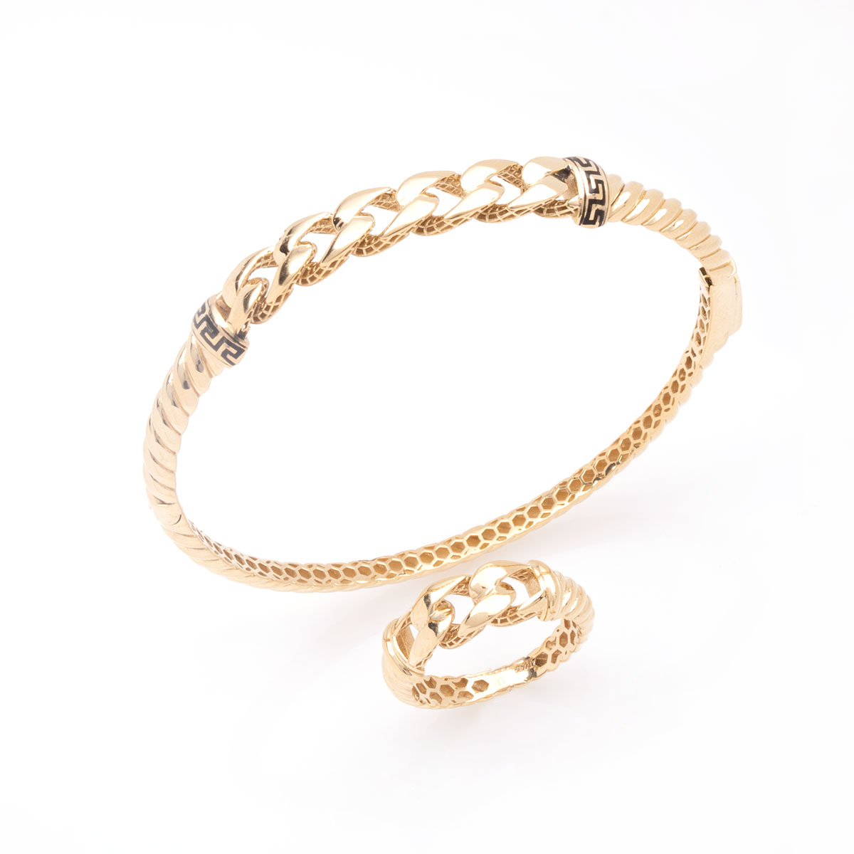 دستبند کارتیه ورساچ زرد