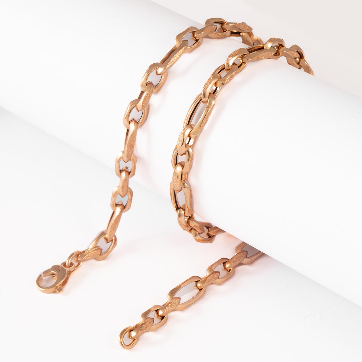 گردنبند زنجیری رزگلد