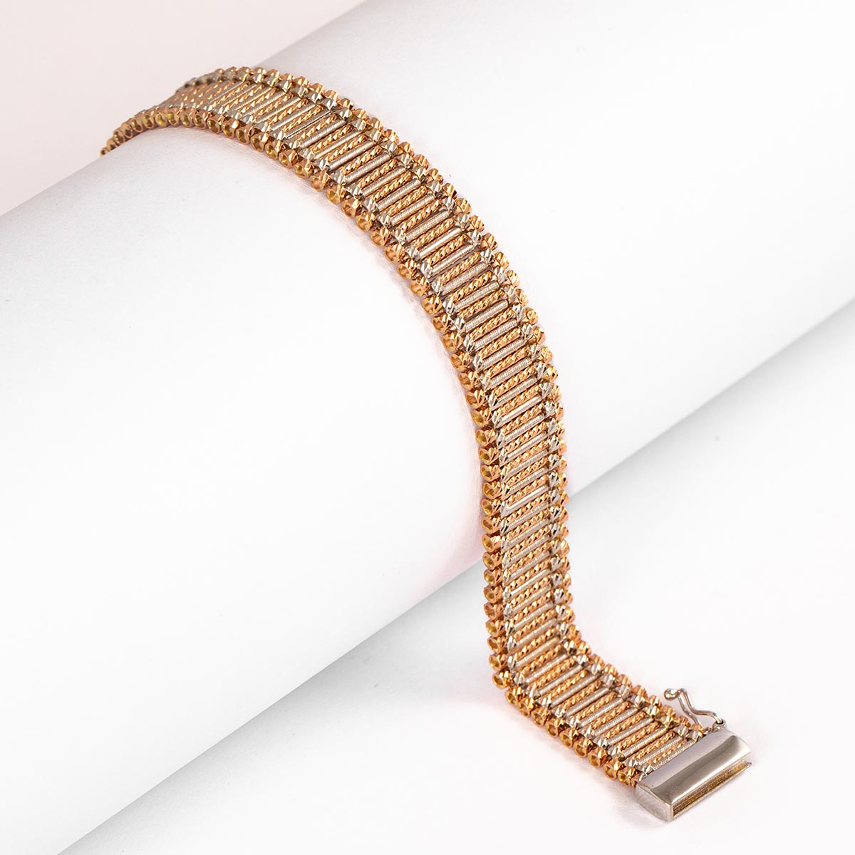 دستبند رولکس رزگلد