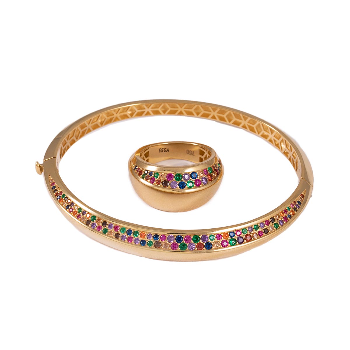 دستبند انگشتر مولتی کالر