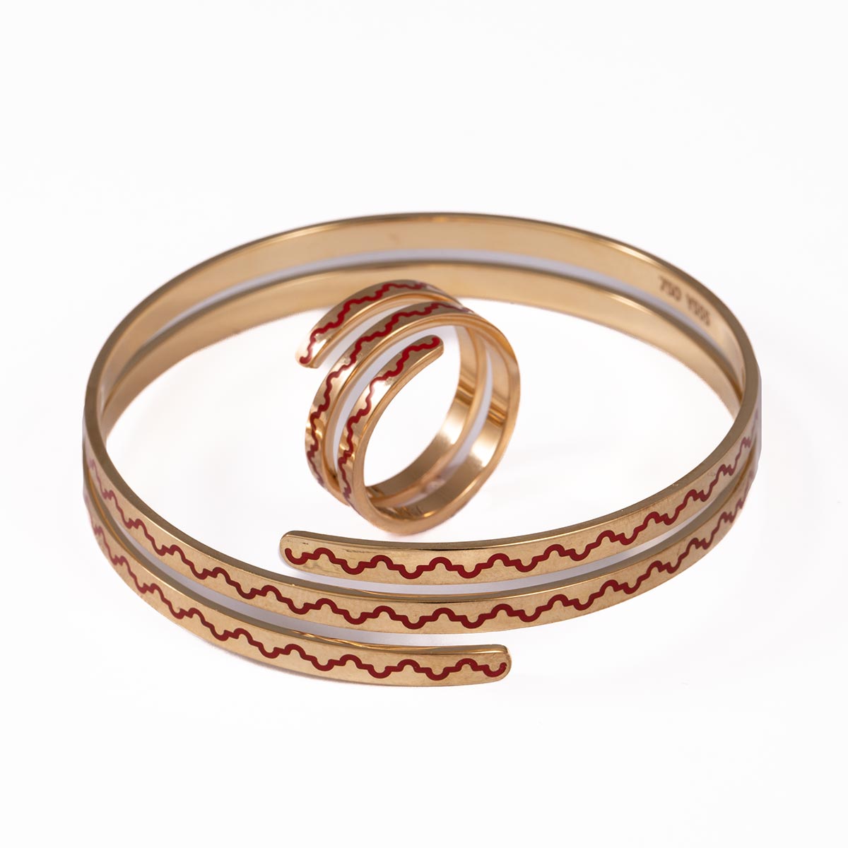 دستبند انگشتر مارینا