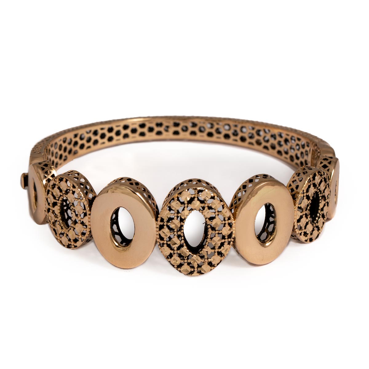 دستبند النگویی سیاه قلم