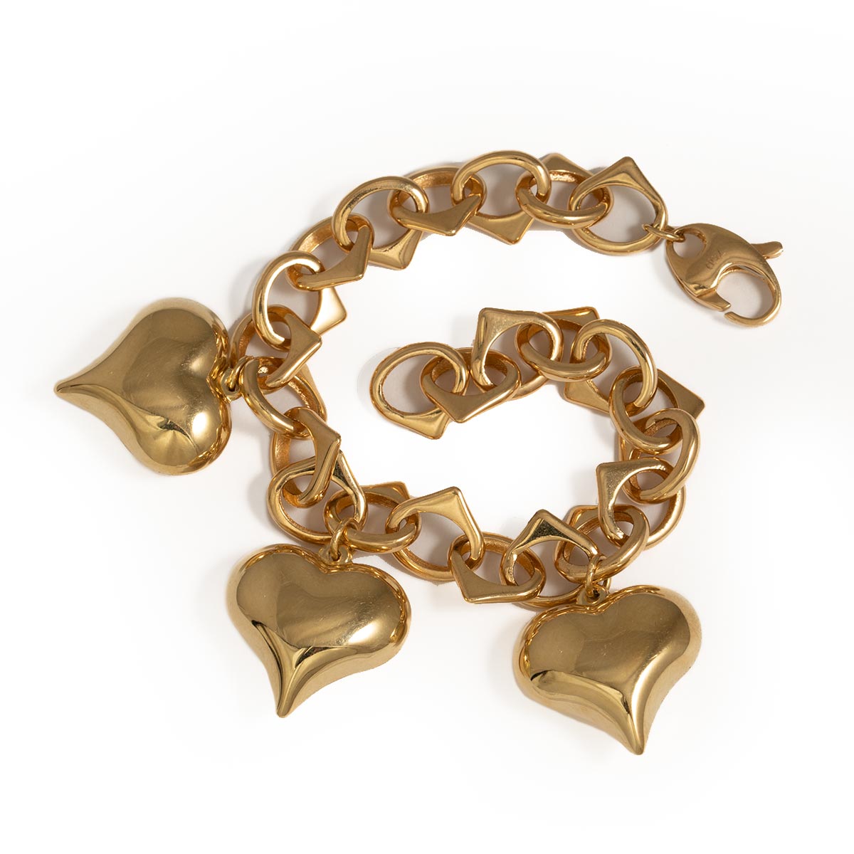 دستبند زنجیری قلب