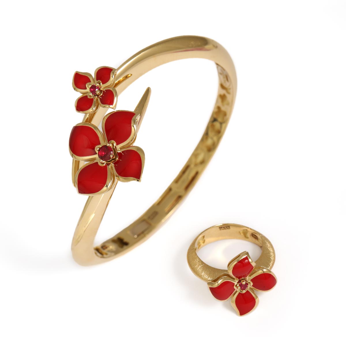 دستبند انگشتر فلاور