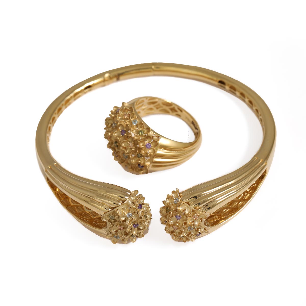 دستبند انگشتر فلاور