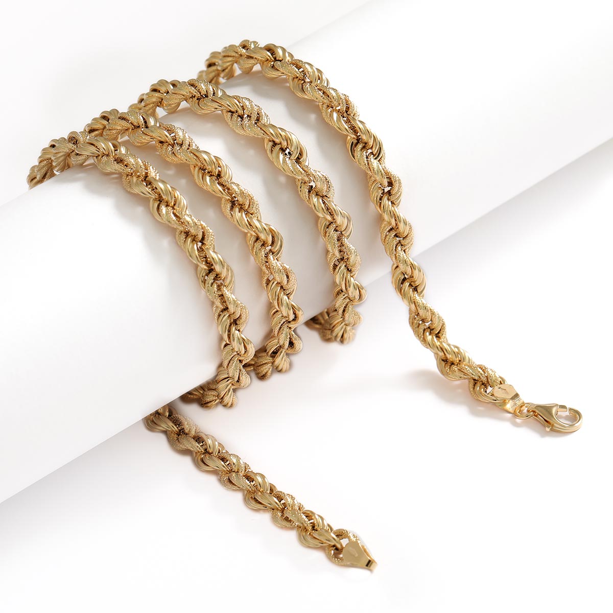 گردنبند طنابی لوکس