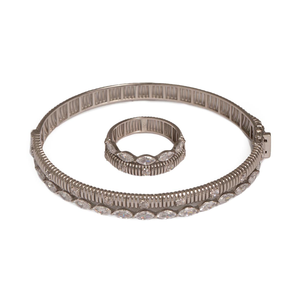 دستبند انگشتر اکسترا سفید