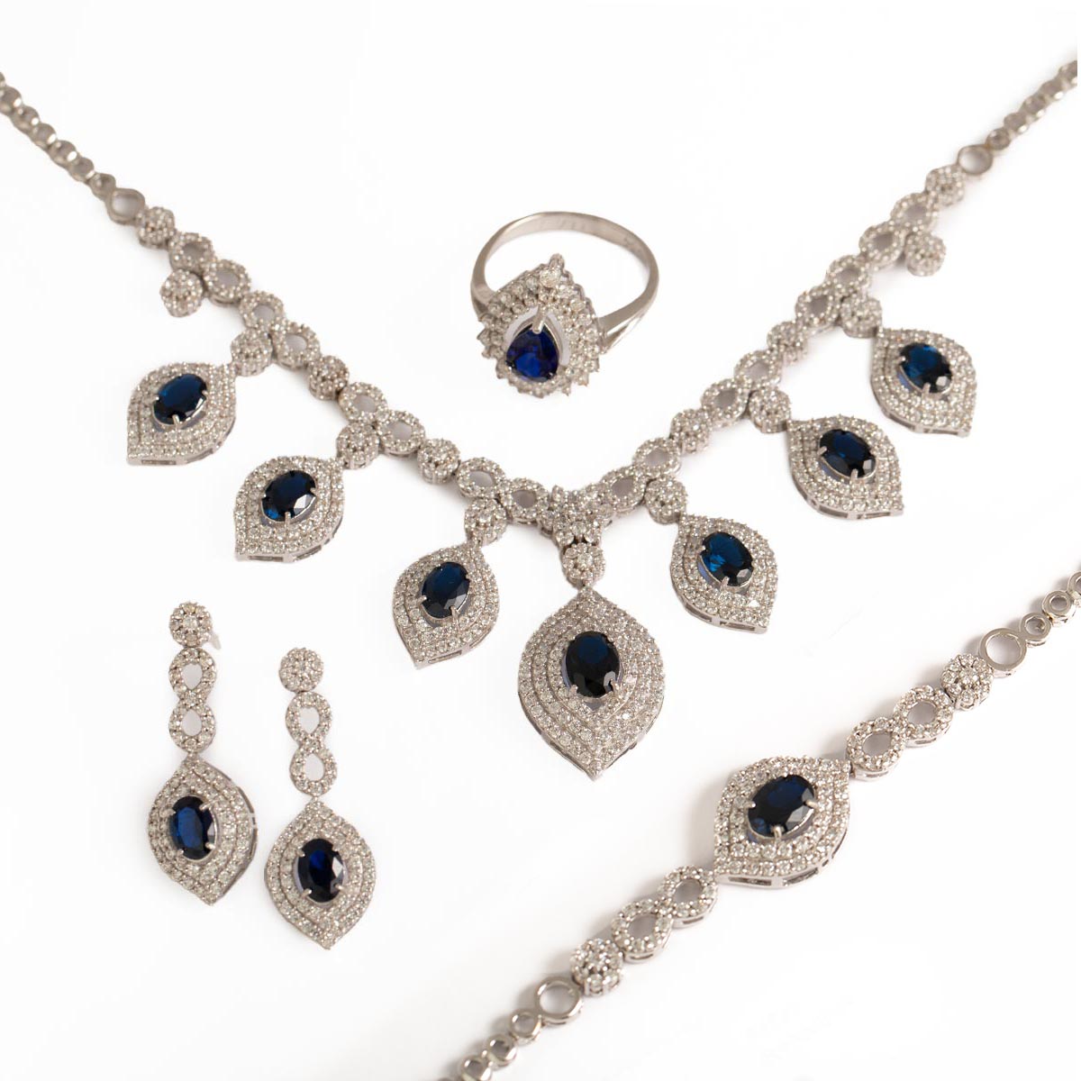 سرویس طرح جواهر یاقوت کبود