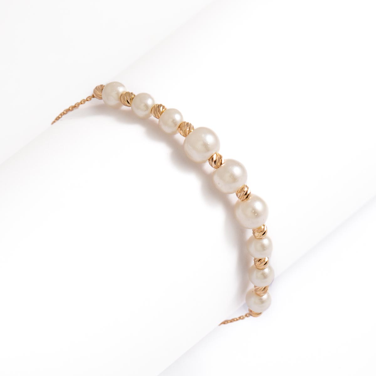 دستبند مروارید زرنگار