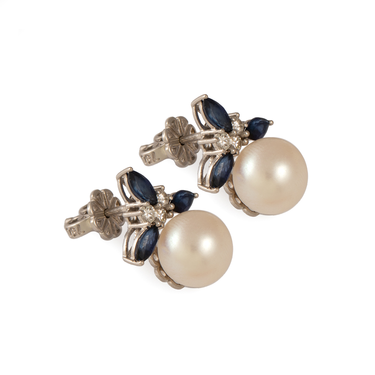 گوشواره کبود و مروارید