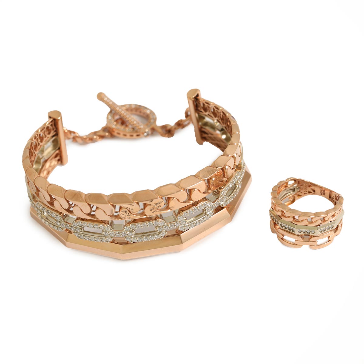 دستبند انگشتر پرتوفینو