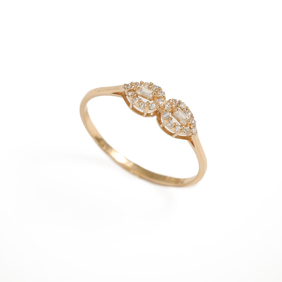 انگشتر مینیمال نگین دار