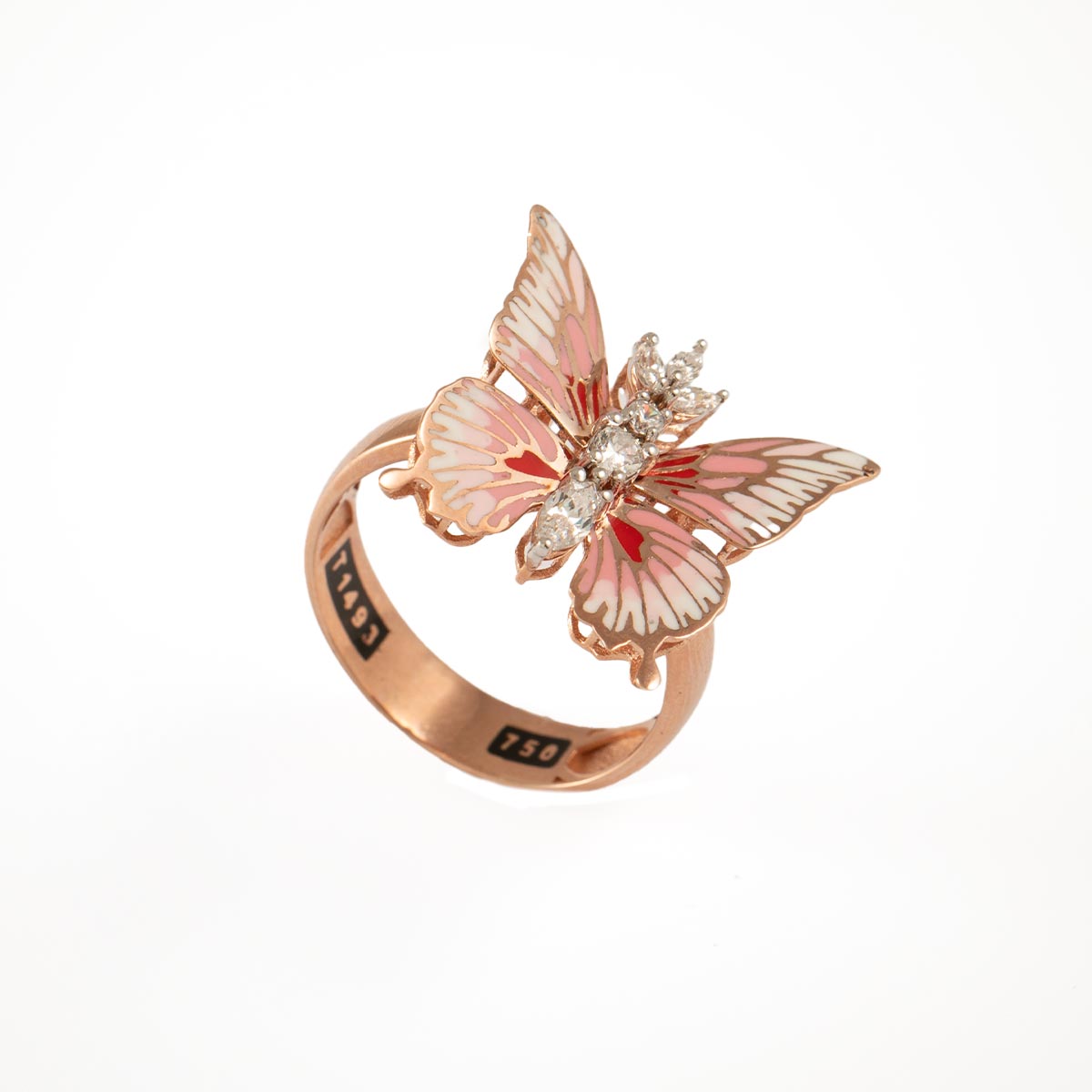 انگشتر آماتیس پروانه