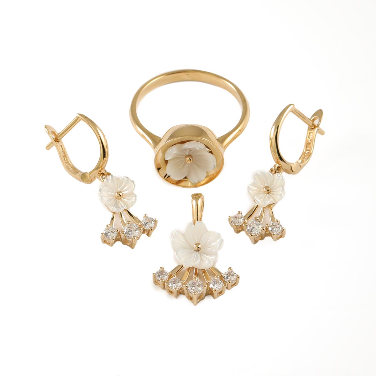 نیم ست آبگینه صدف