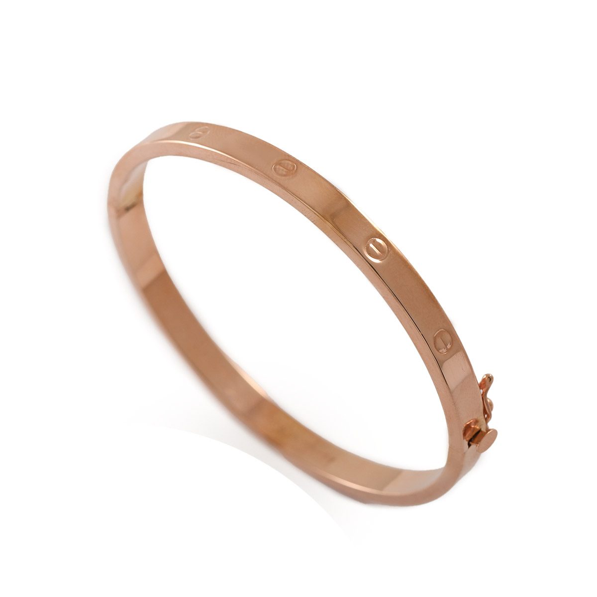 دستبند کارتیه پیچ رزگلد