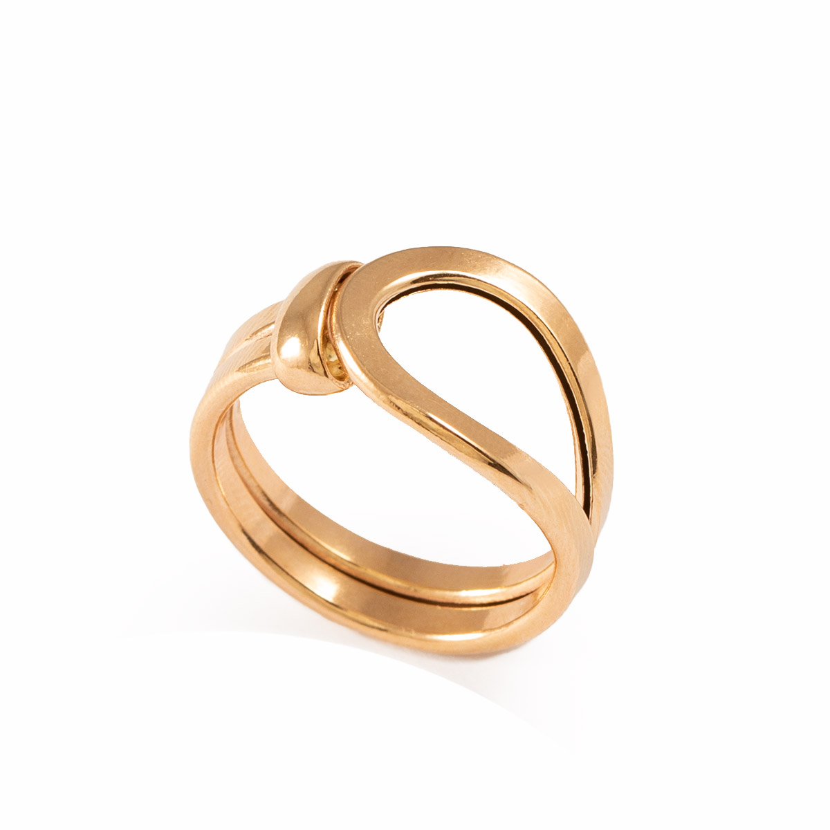 انگشتر گره مینیمال